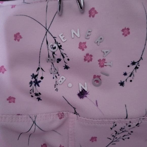 BCBGeneration size Large floral leggings w waist pocket - Picture 4 of 7